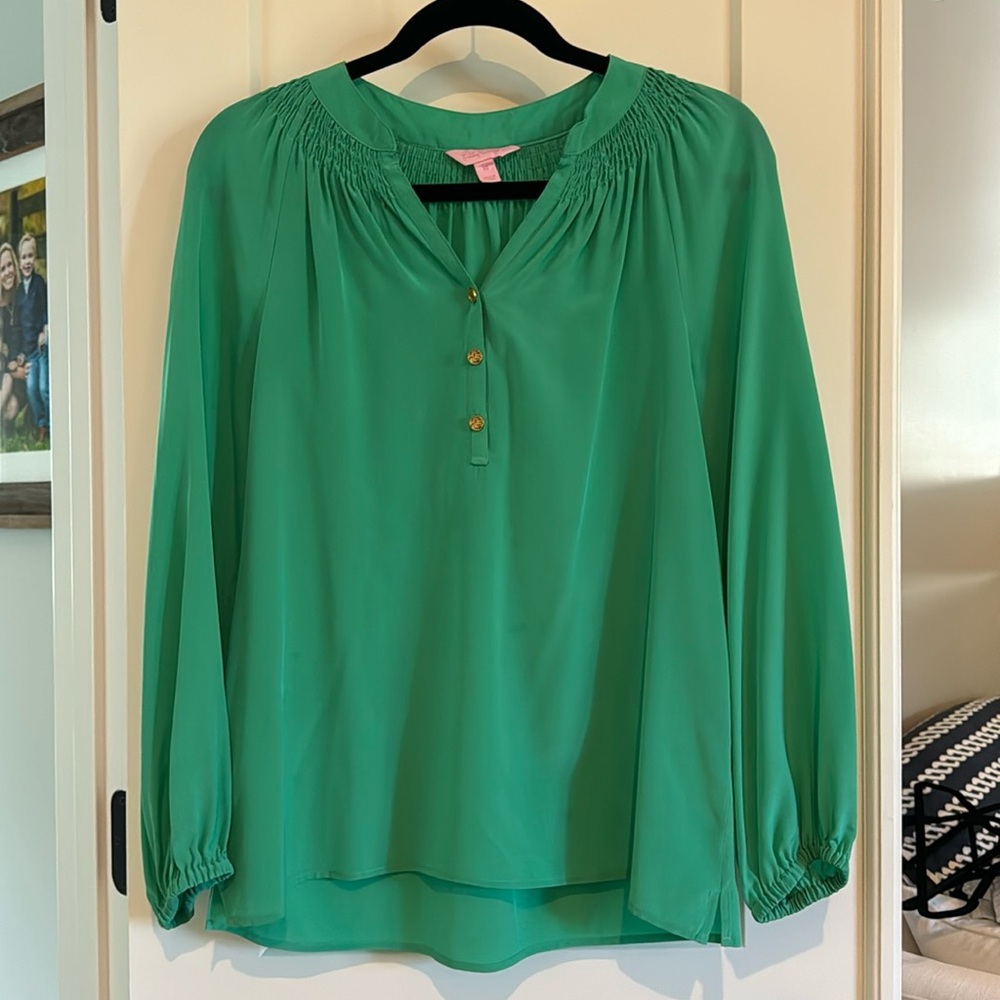 Lilly Pulitzer Green Blouse